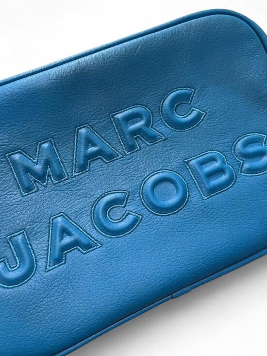 Marc Jacobs Handbags - Authentic Marc Jacobs Flash Blue Leather Crossbody Bag